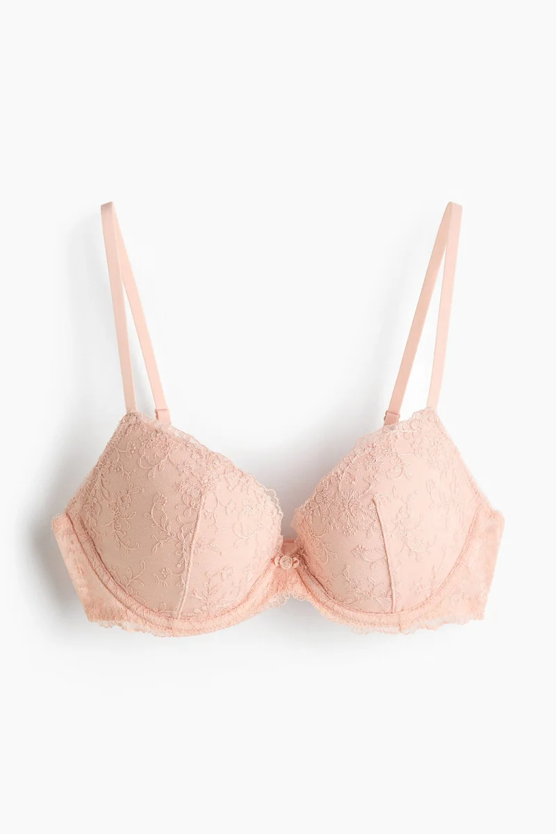 H&M Embroidered push-up bra